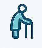 Illustration representing geriatric and complex chronic care